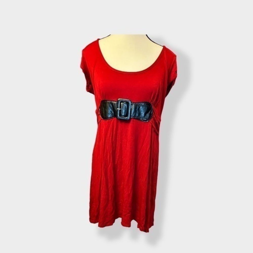 Women’s Large Faux Belt Dress